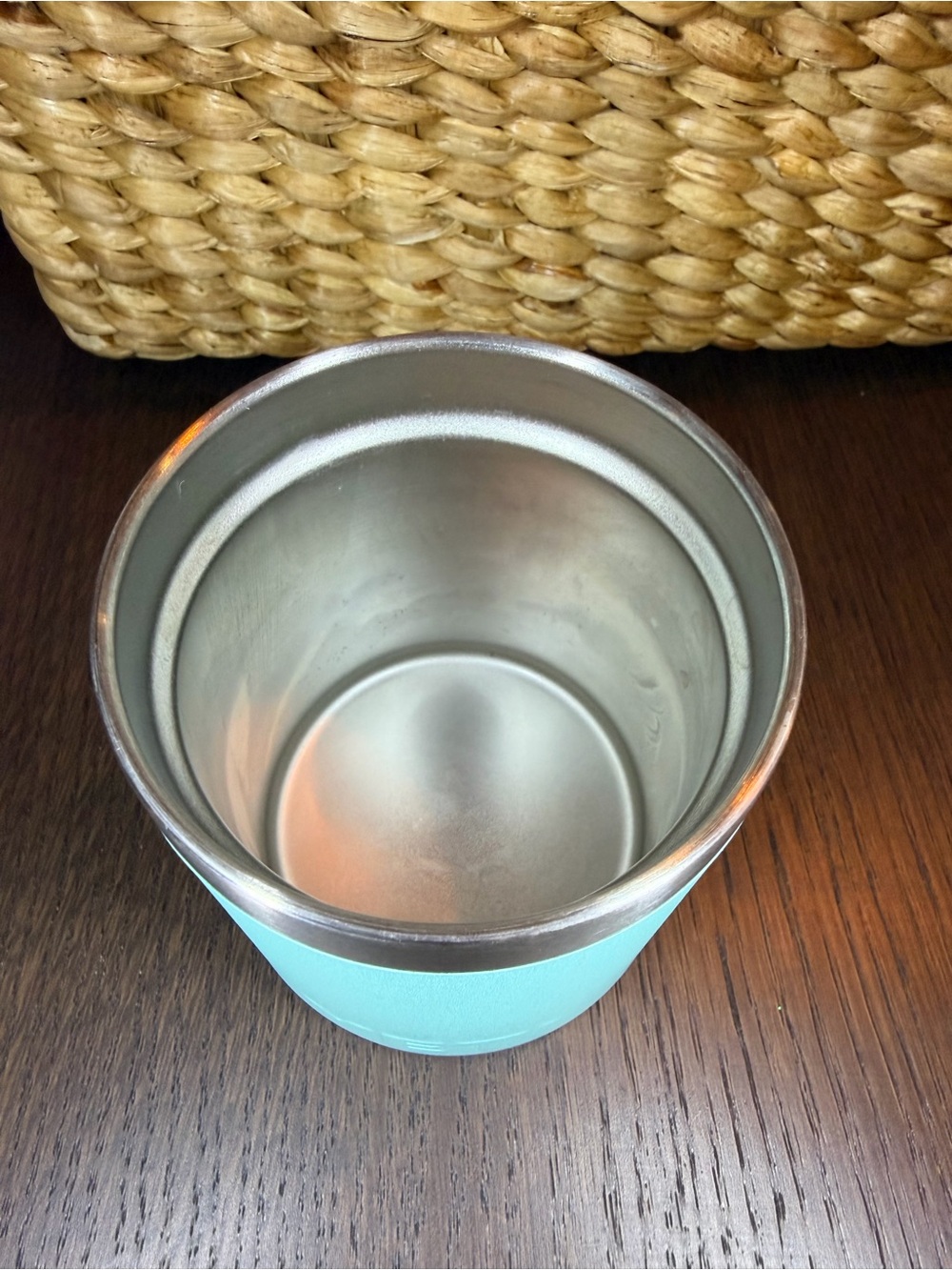 Yeti Seafoam Green Insulated Rambler Lowball Tumbler with standard lid - Picture 2 of 6
